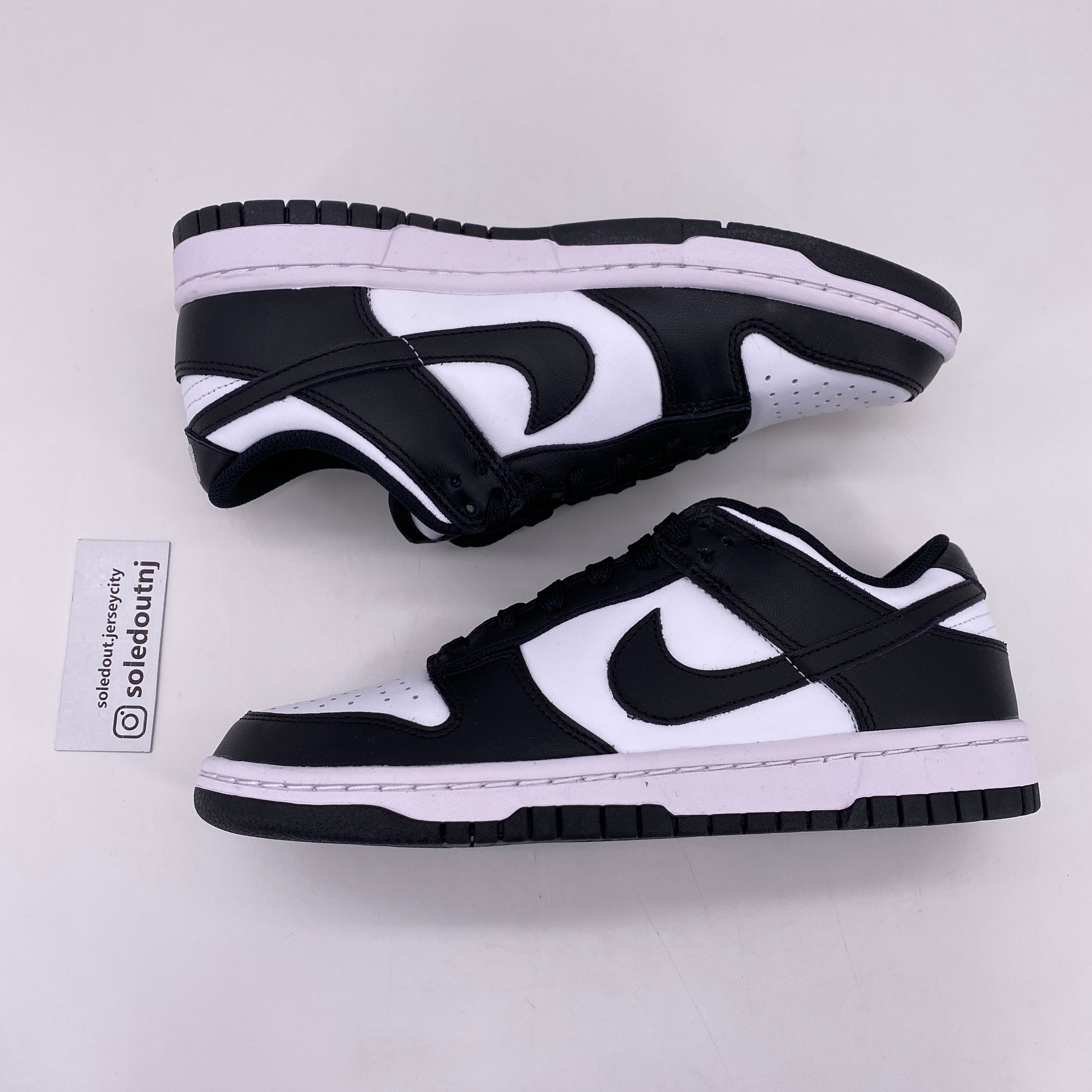 Nike (W) Dunk Low &quot;Black White&quot; 2021 New Size 7W
