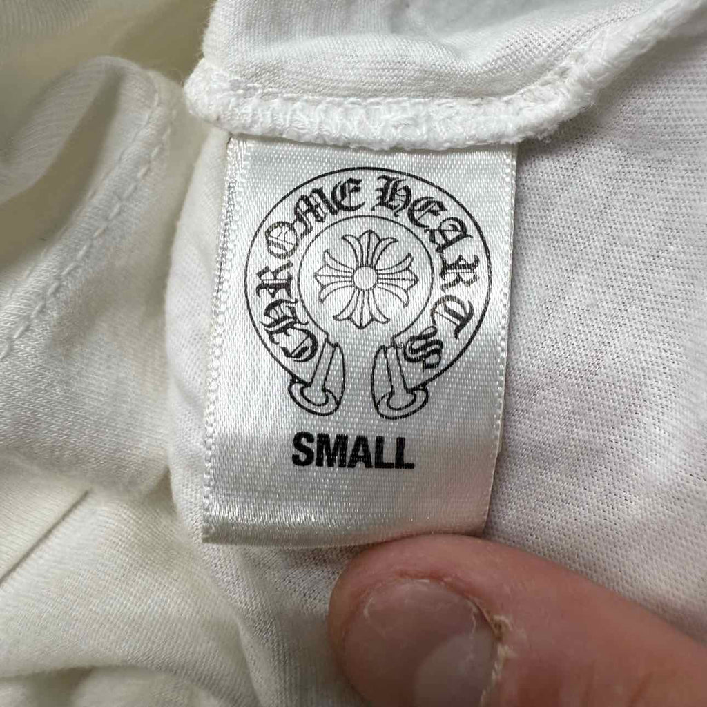 Chrome Hearts T-Shirt "FLEUR" White Used Size S