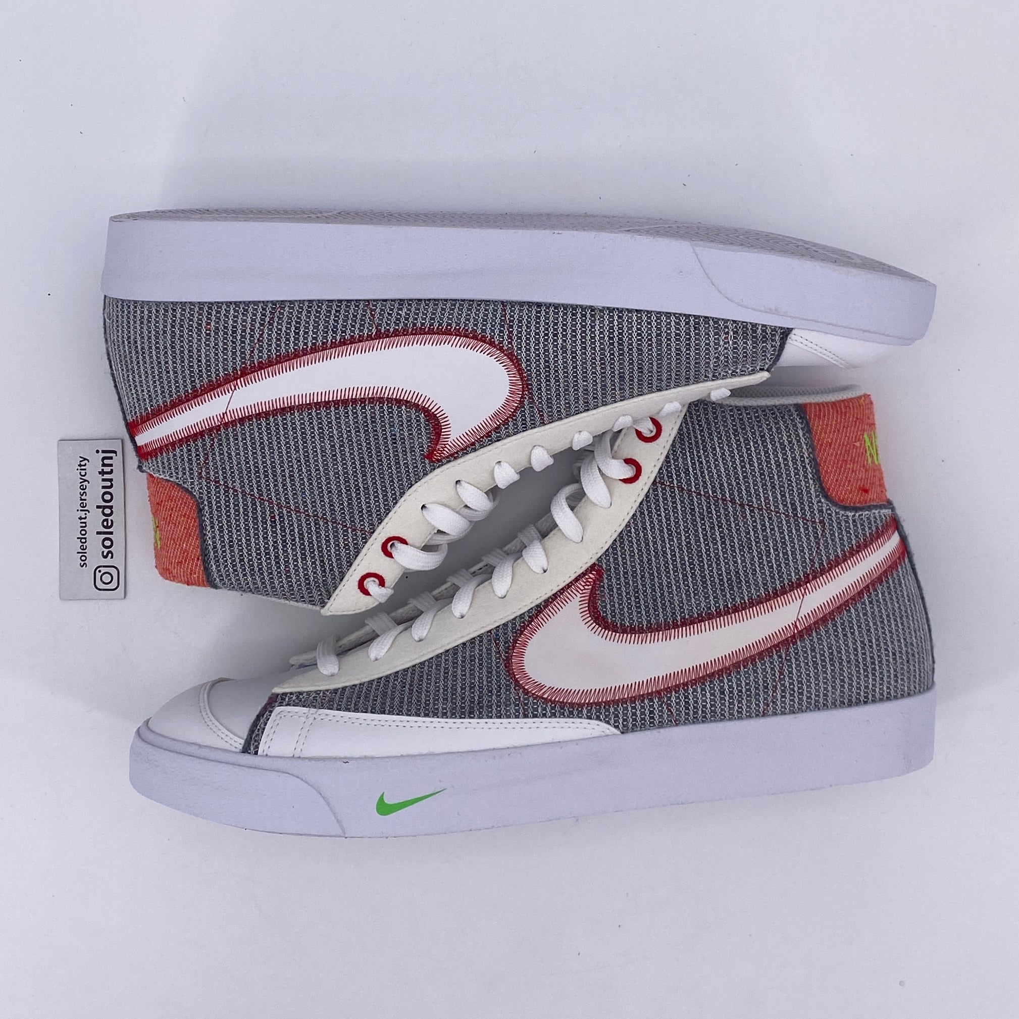Nike Blazer Mid &quot;Recycled Jerseys&quot; 2020 New Size 14