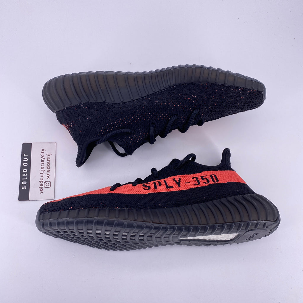 Yeezy 350 v2 "Core Black Red" 2016 New Size 10.5
