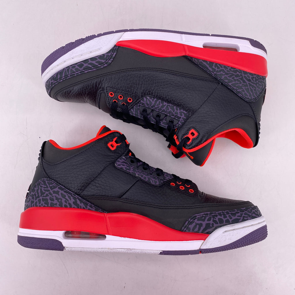 Air Jordan 3 Retro "Crimson" 2013 Used Size 9