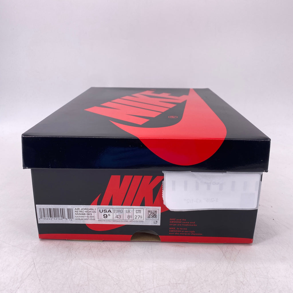 Air Jordan 1 Retro High OG "Patent Bred" 2021 New Size 9.5