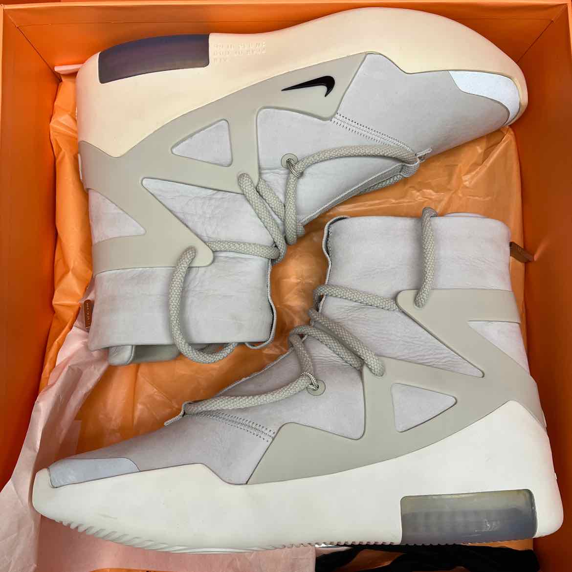 Nike Air Fear of God 1 &quot;Light Bone&quot; 2018 Used Size 7