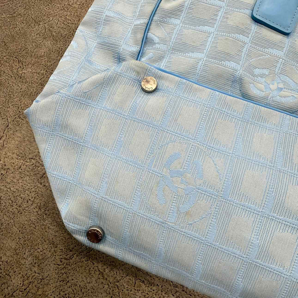 Chanel Tote Bag "MM TRAVEL COCO" Used Blue Size OS