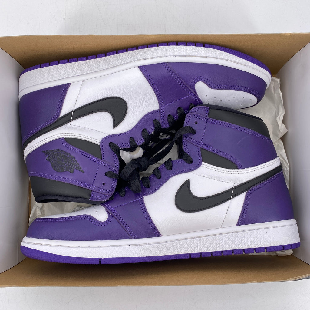 Air Jordan 1 Retro High OG "Court Purple 2.0" 2020 Used Size 10.5