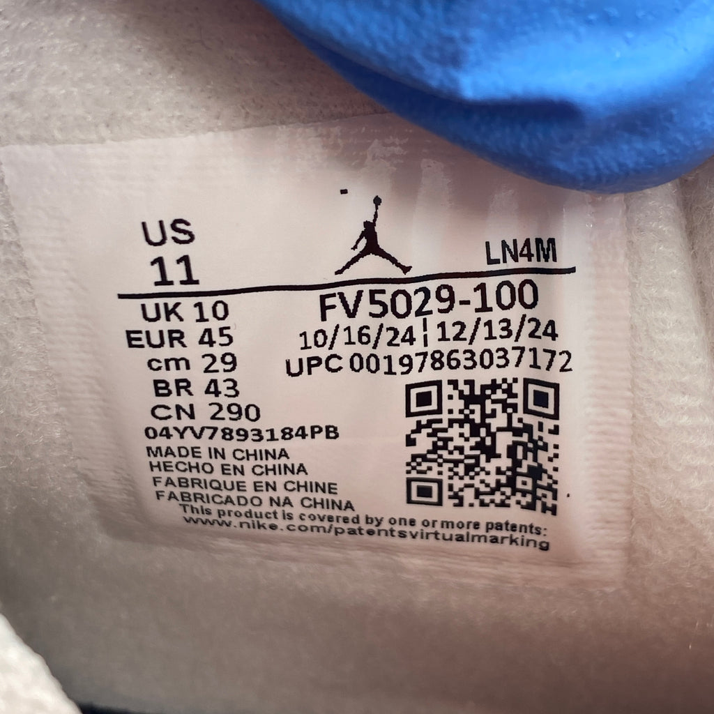 Air Jordan 4 Retro "White Cement" 2025 New Size 11