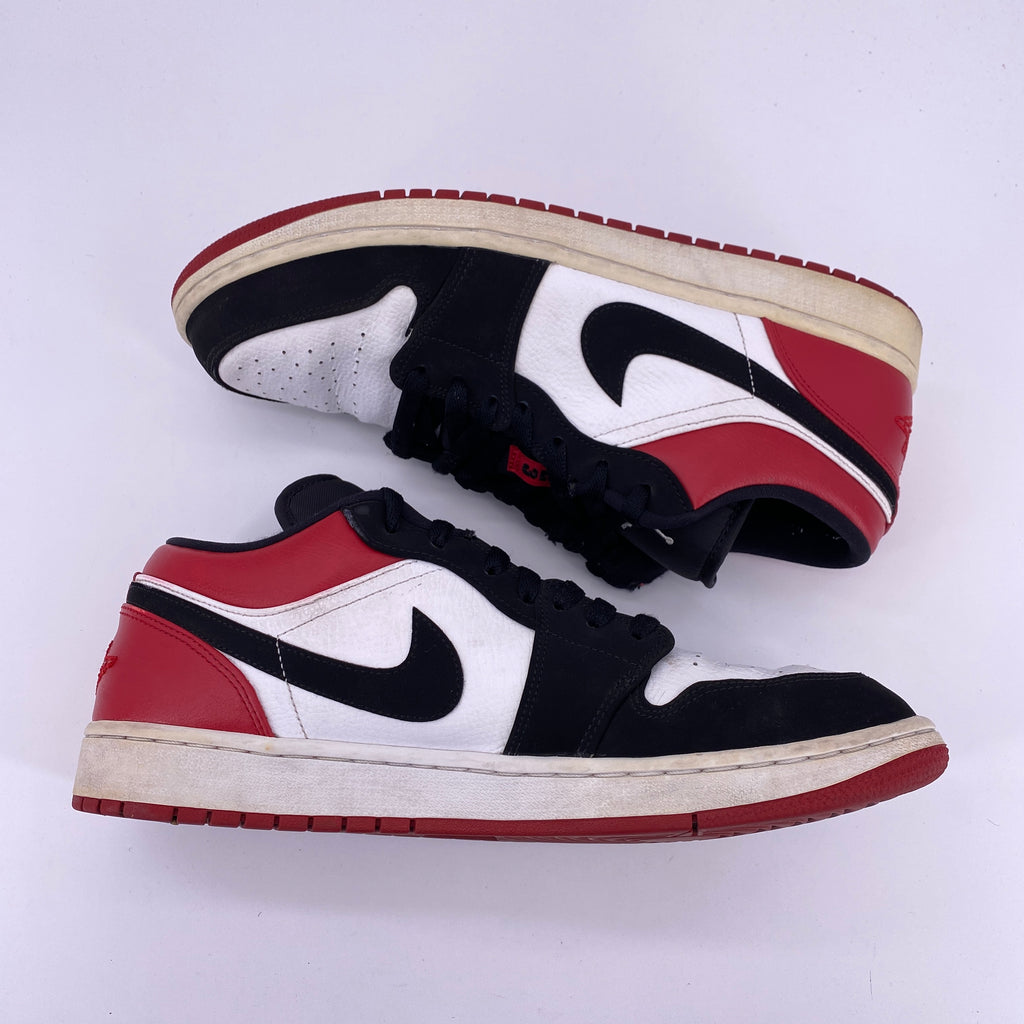 Air Jordan 1 Retro Low "Black Toe" 2019 Used Size 12
