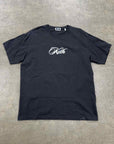 Kith T-Shirt "CURSIVE LOGO" Black Used Size L