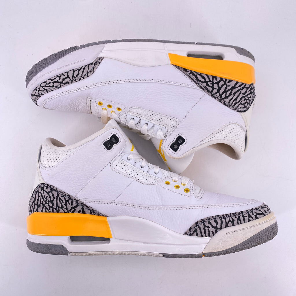 Air Jordan (W) 3 Retro "Laser Orange" 2020 Used Size 10.5W