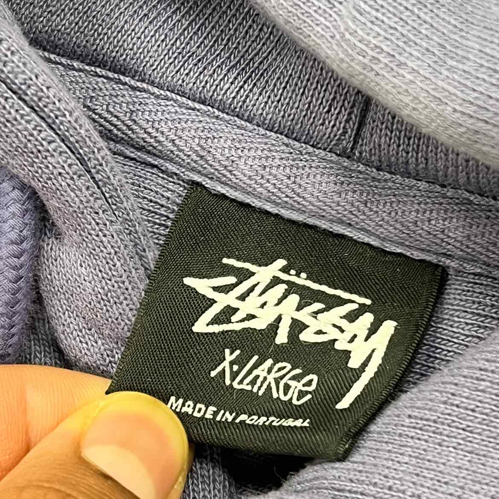 Stussy Hoodie "LOGO" Purple New Size XL