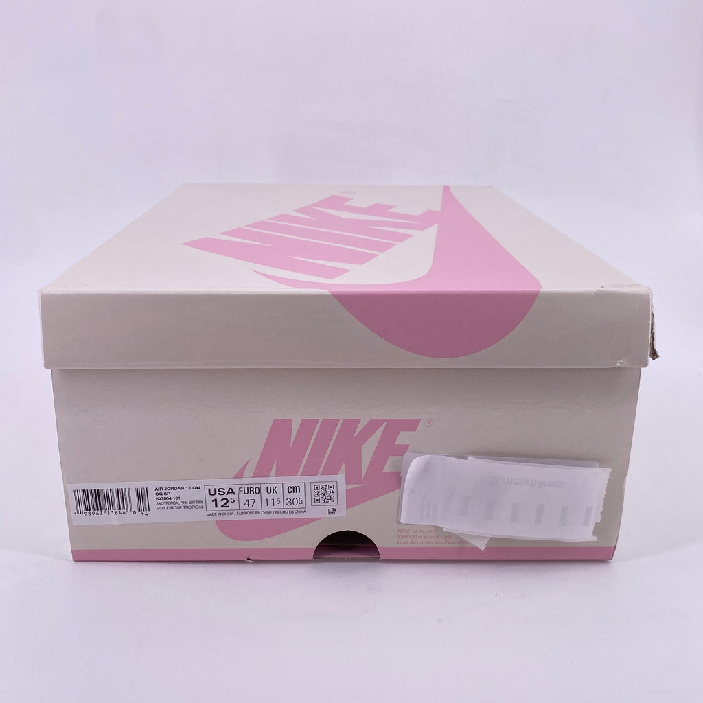 Air Jordan 1 Retro Low "Travis Scott Sail Tropical Pink" 2026 New Size 12.5