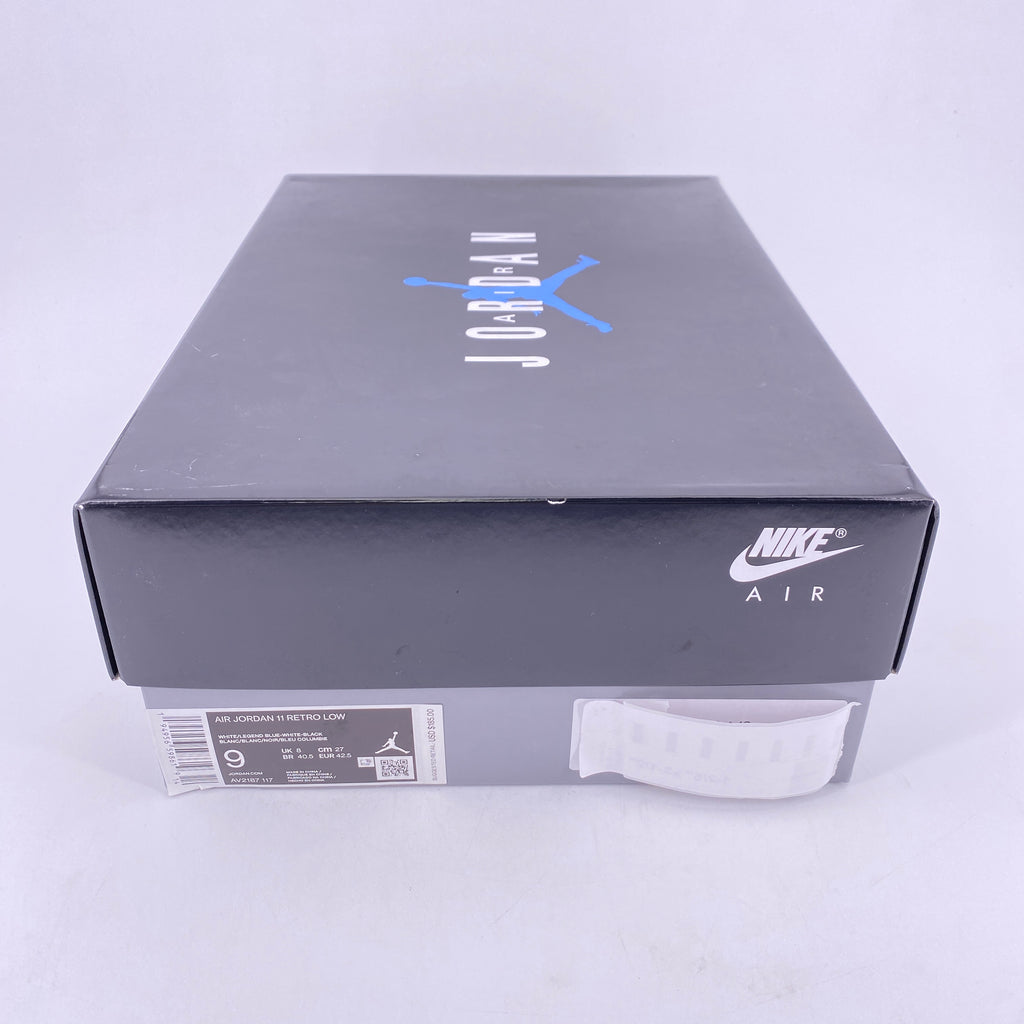 Air Jordan 11 Retro Low "Legend Blue" 2021 New Size 9