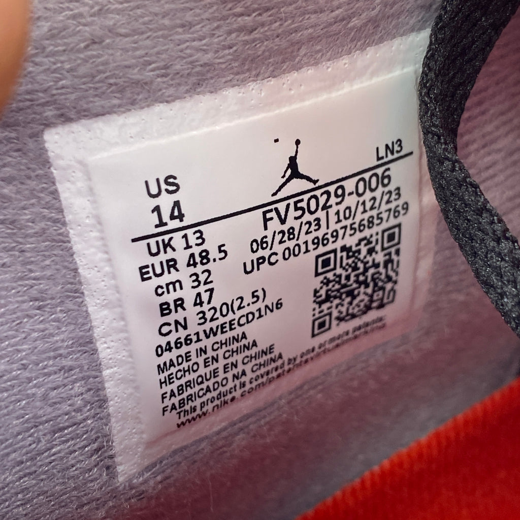 Air Jordan 4 Retro "Bred Reimagined" 2024 New Size 14