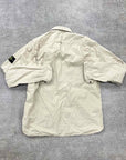 Stone Island Button Up "PATCH" Khaki Used Size 2XL