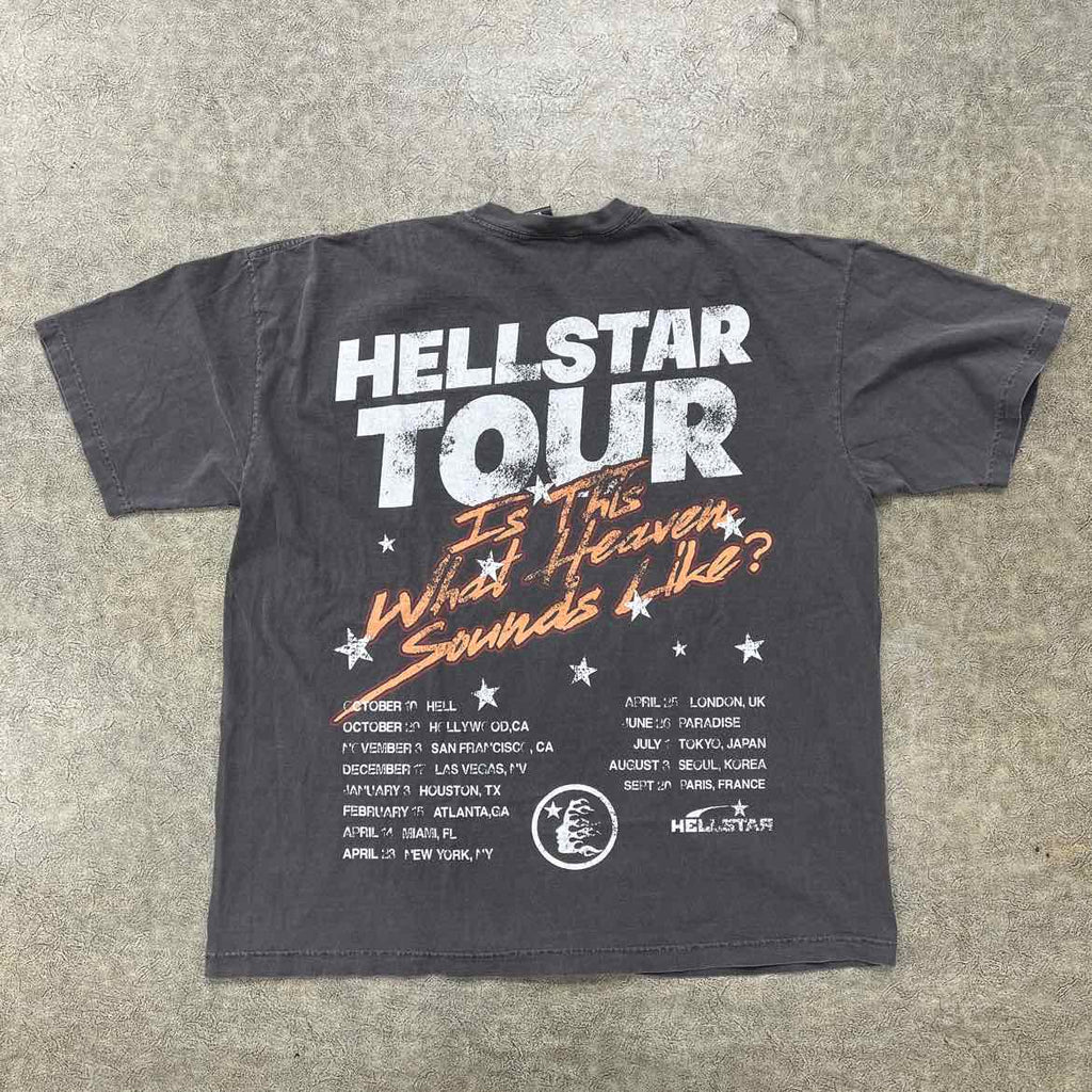 Hellstar T-Shirt "PATH TO PARADISE" Green Used Size 2XL