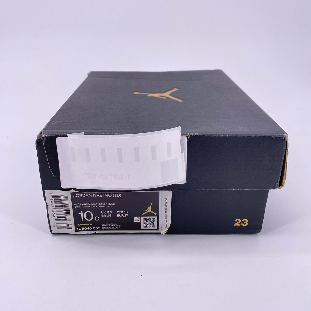 Air Jordan (TD) 11 Retro "Cool Grey" 2021 Used Size 10c