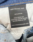 MURDER BRVDO Jeans "PATCH" Used Blue Size 38