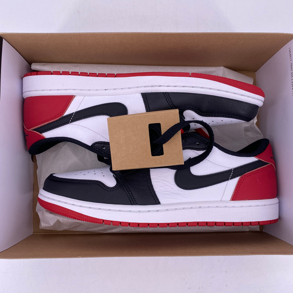 Air Jordan 1 Retro Low "Black Toe" 2023 New Size 8.5