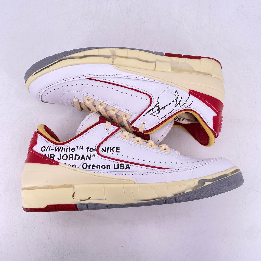 Air Jordan 2 Retro Low "Ow White Red" 2021 Used Size 8