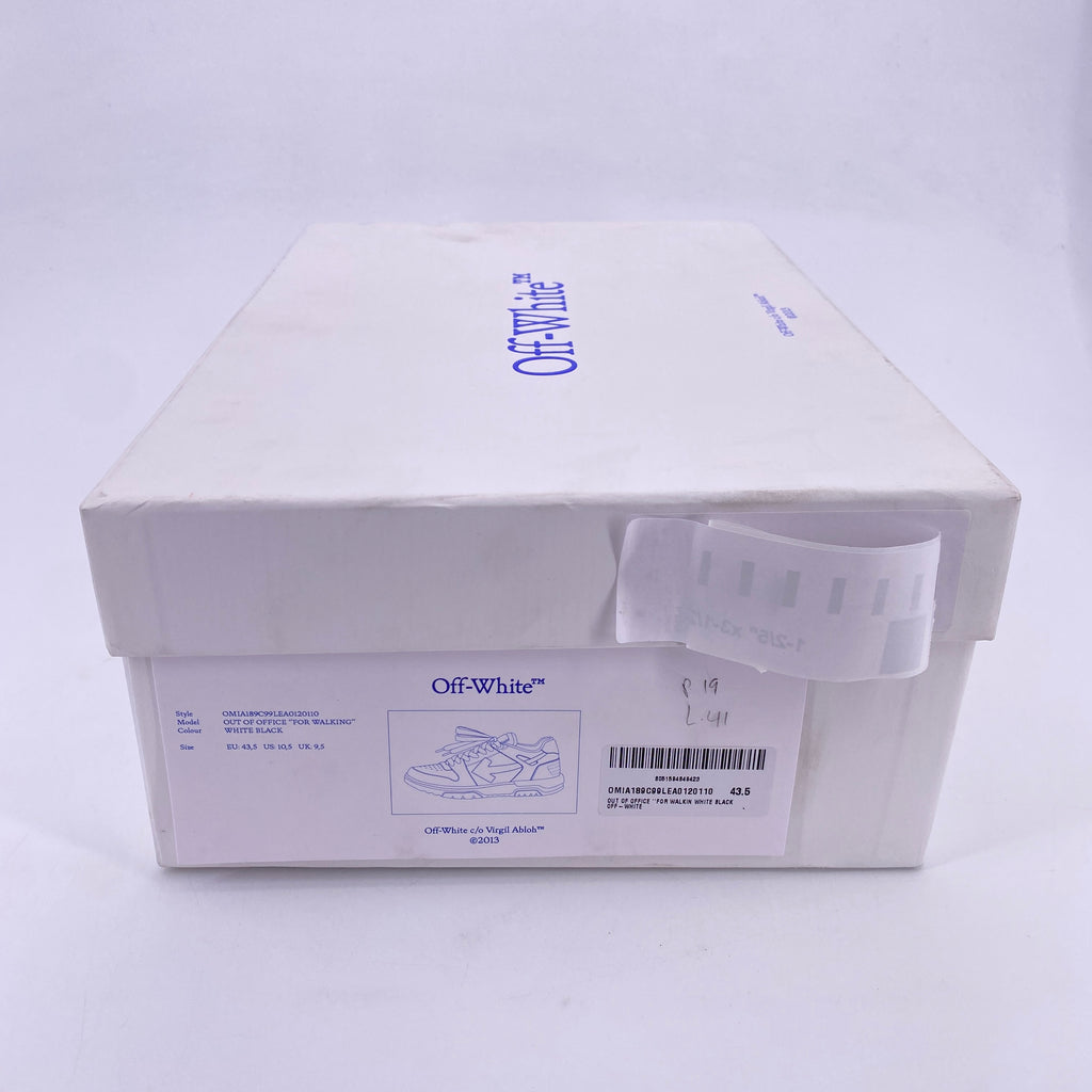 OFF-WHITE Out of Office "White Black"  New Size 43.5