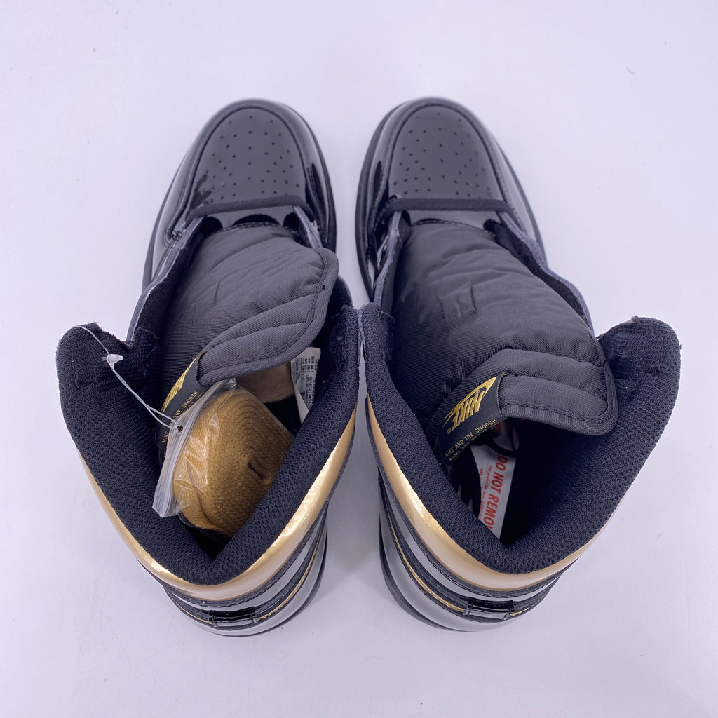 Air Jordan 1 Retro High "Black Metallic Gold" 2020 New Size 10.5