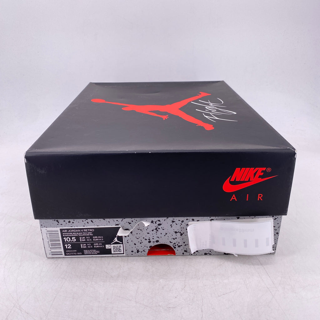 Air Jordan 4 Retro "Fire Red" 2020 New Size 10.5