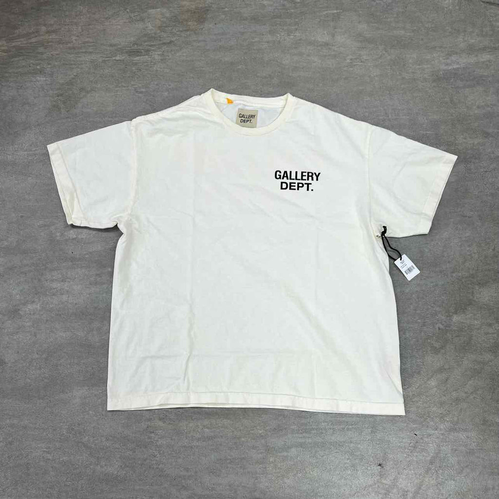 Gallery DEPT. T-Shirt "SOUVENIR" Cream New Size M