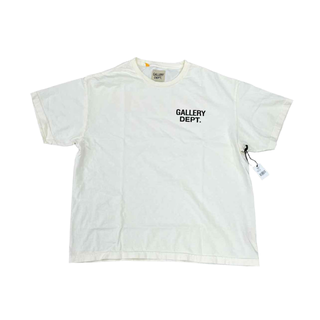 Gallery DEPT. T-Shirt "SOUVENIR" Cream New Size M
