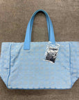 Chanel Tote Bag "MM TRAVEL COCO" Used Blue Size OS