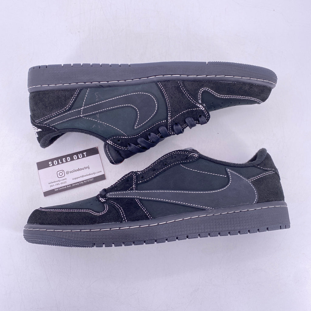 Air Jordan 1 Retro Low OG SP "Travis Black Phantom" 2022 New Size 13