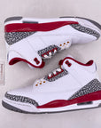 Air Jordan 3 Retro "Cardinal Red" 2022 Used Size 8