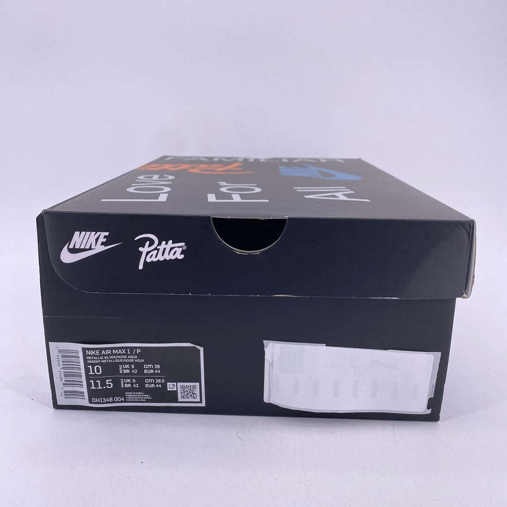 Nike Air Max 1 / Patta "Waves Aqua" 2021 Used Size 10