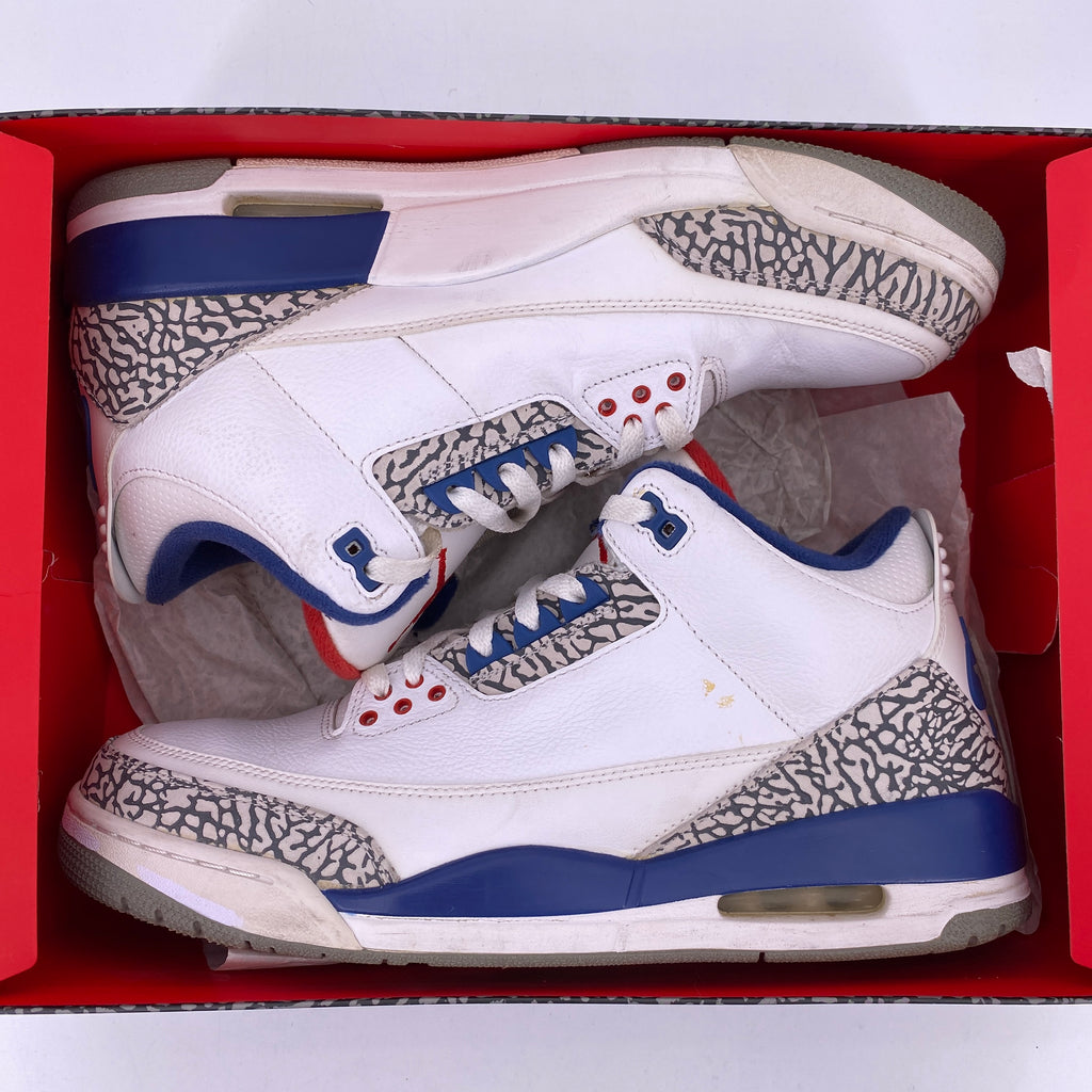 Air Jordan 3 Retro "True Blue" 2016 Used Size 12