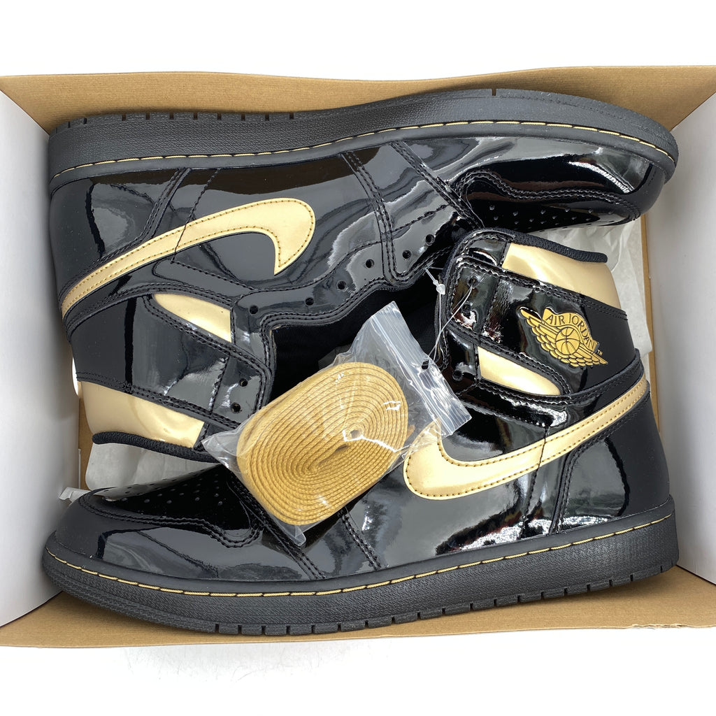 Air Jordan 1 Retro High OG "Black Metallic Gold" 2020 New Size 12