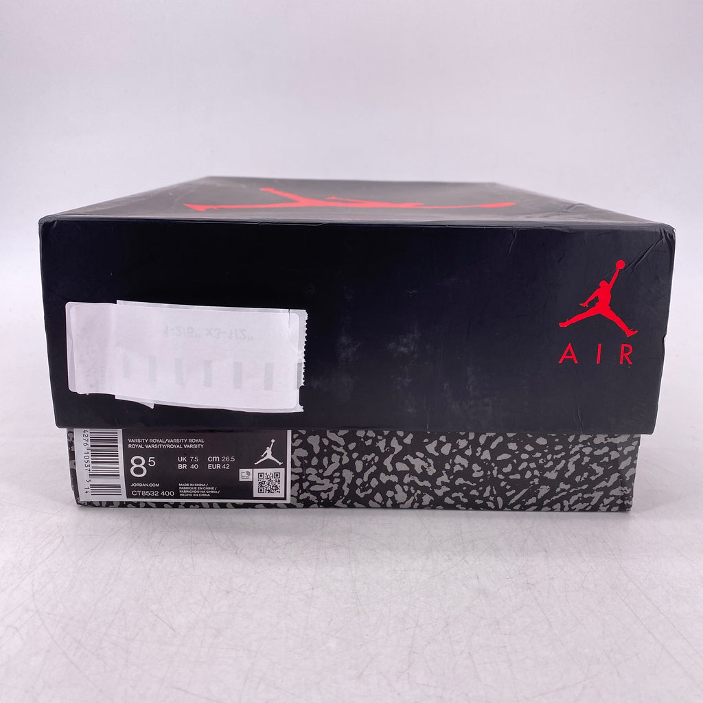Air Jordan 3 Retro "Varsity Royal" 2020 New Size 8.5