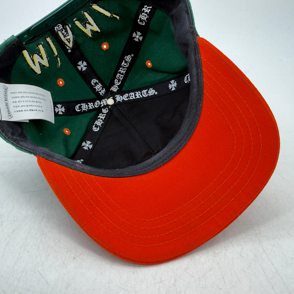 Chrome Hearts Snapback "MIAMI ART BASEL" Used Green Size OS