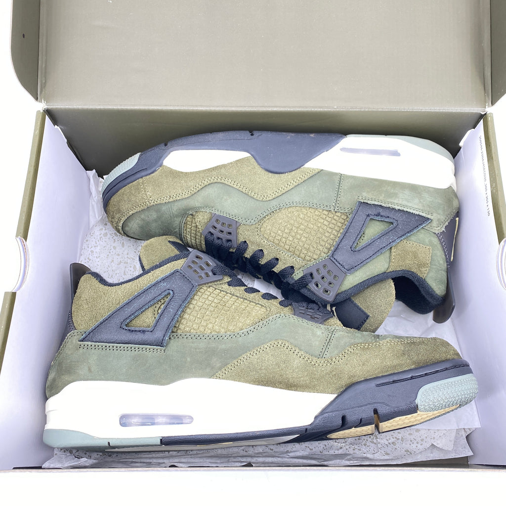 Air Jordan 4 Retro "Medium Olive" 2023 Used Size 13