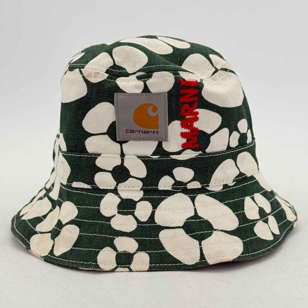 Marni Bucket Hat "CARHARTT" Used Green Size M/L