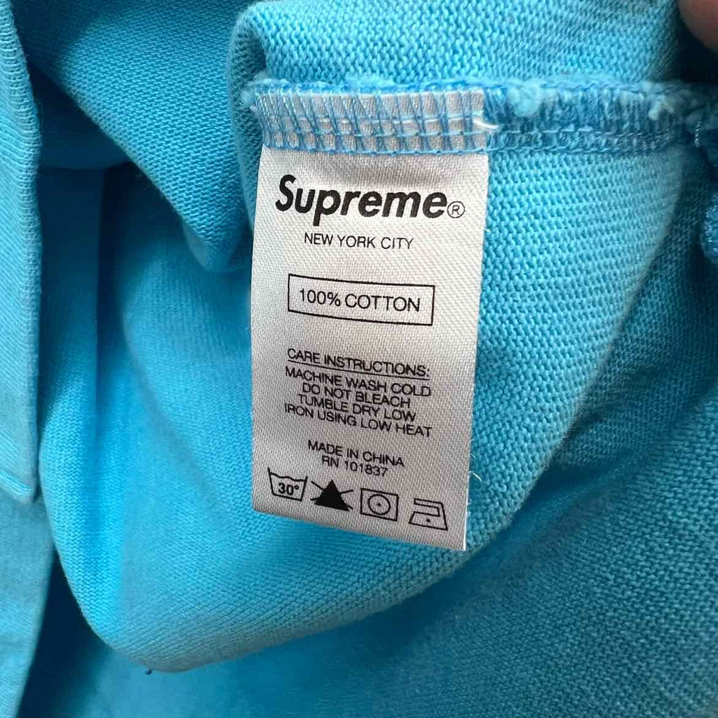 Supreme Polo "TIMBERLAND" Blue Used Size S