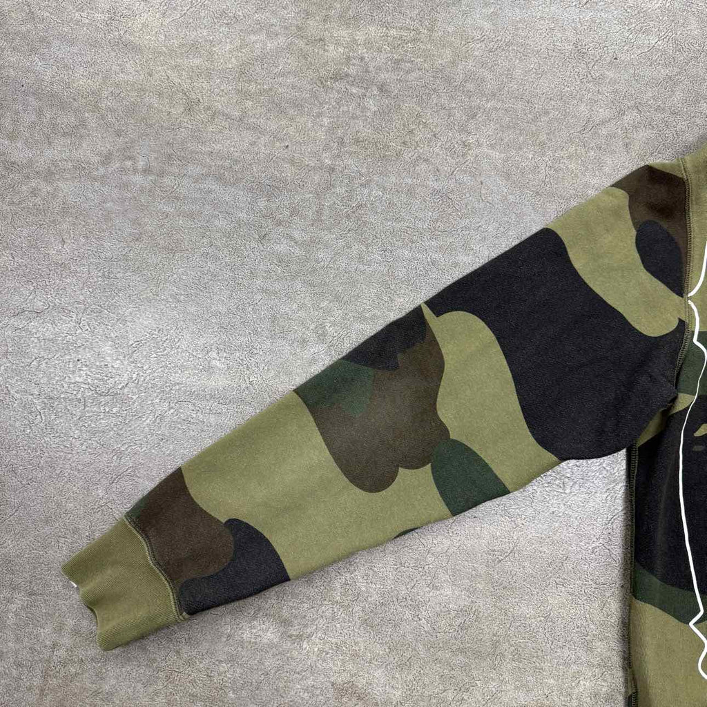 Bape Zip Up "BUSY WORKS" Camo Used Size L