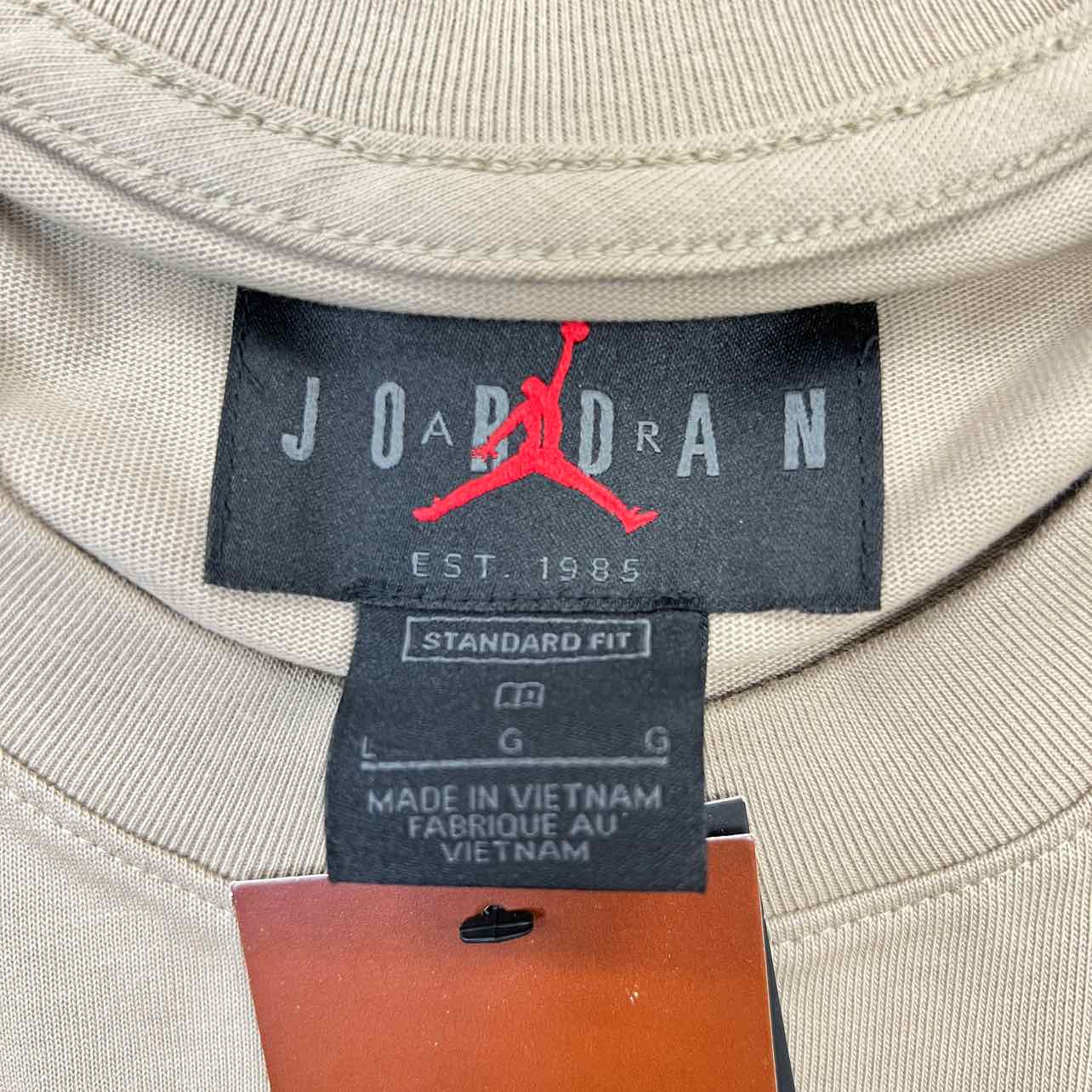 Jordan Travis Scott khaki store t shirt