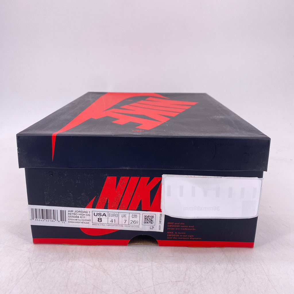 Air Jordan 1 Retro High OG "Bordeaux" 2021 New Size 8