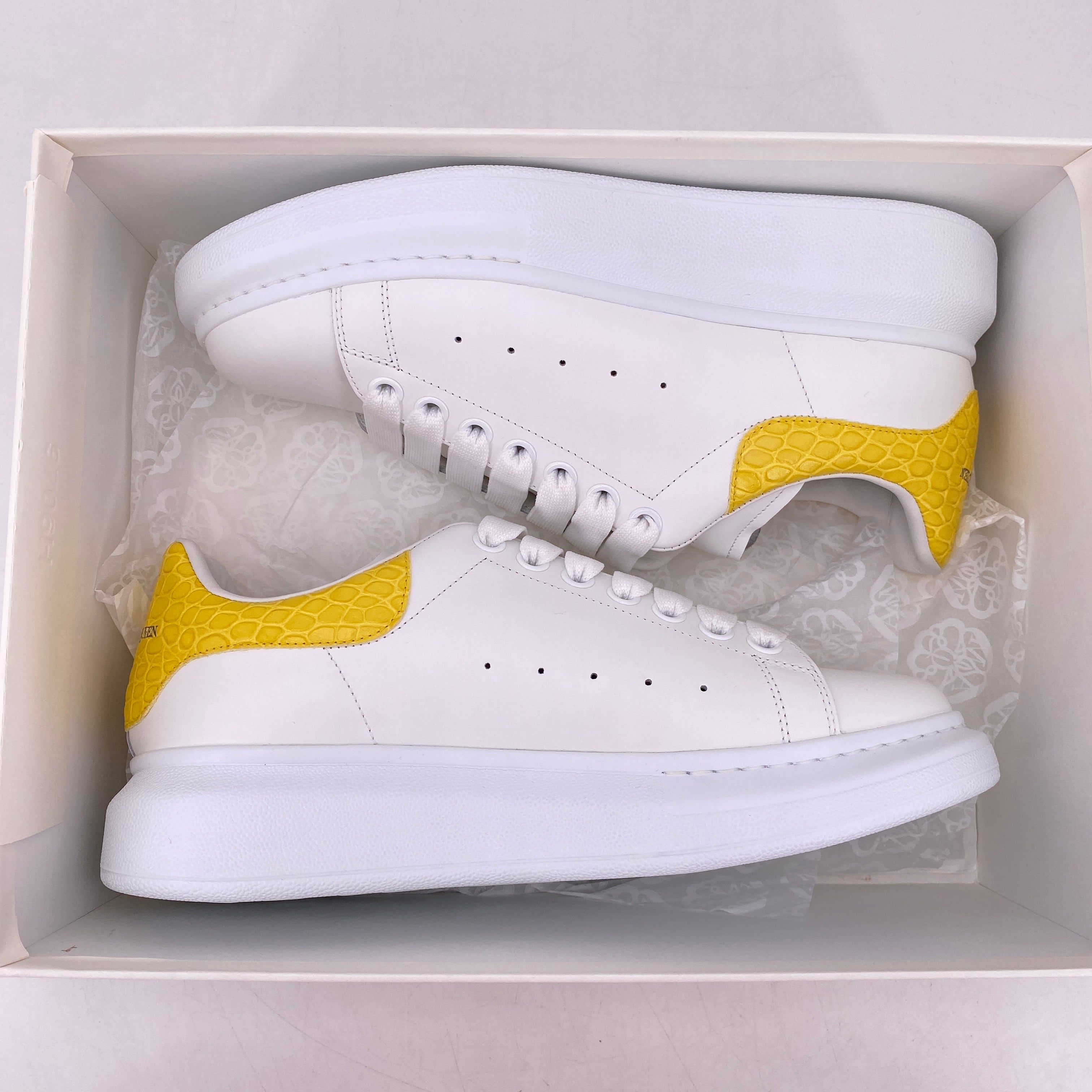 Alexander McQueen Oversized Sneaker &quot;Croc Yellow&quot;  New Size 40
