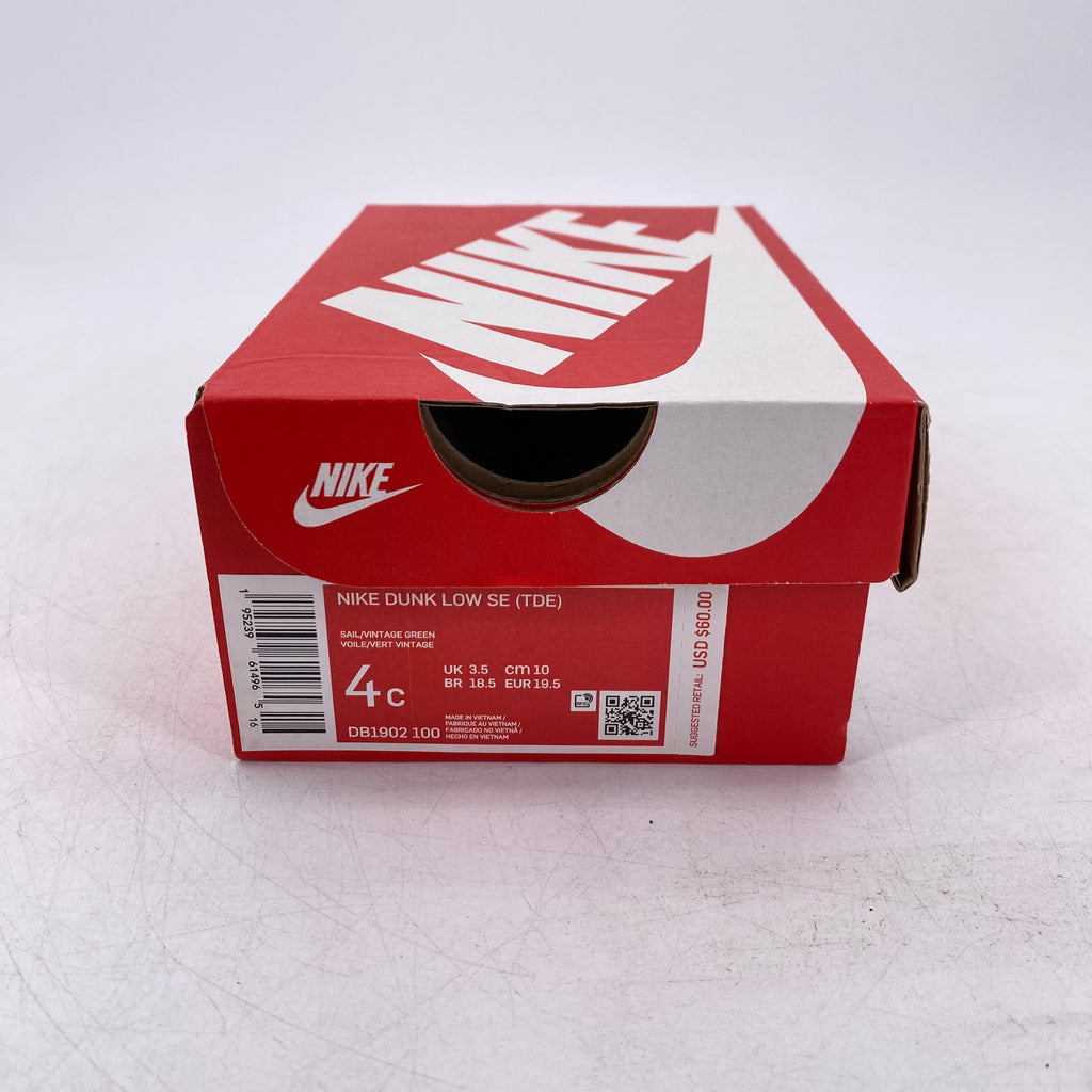 Nike (TD) Dunk Low "Sail Multi Camo" 2021 New Size 4c
