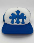 Chrome Hearts Trucker Hat "CEMETERY" New Blue Size OS