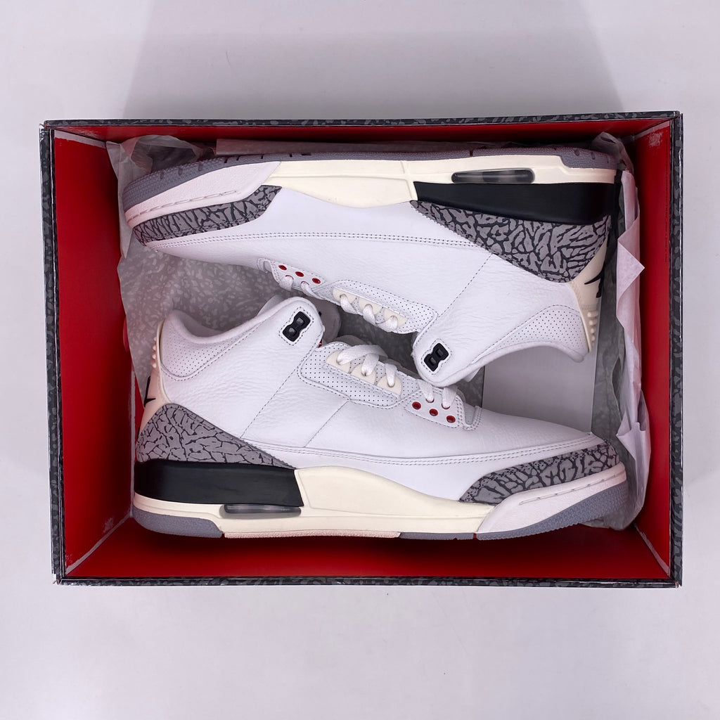 Air Jordan 3 Retro "White Cement" 2023 New Size 12.5