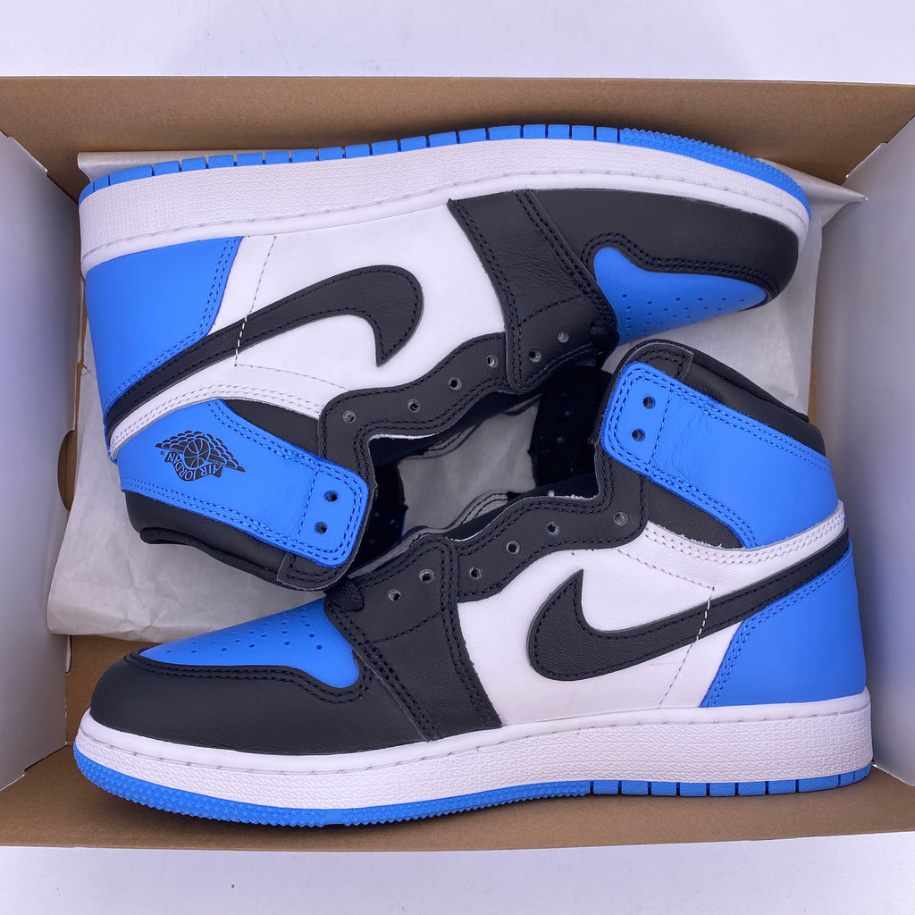 Air Jordan (GS) 1 Retro High OG "Unc Toe" 2023 New Size 7Y