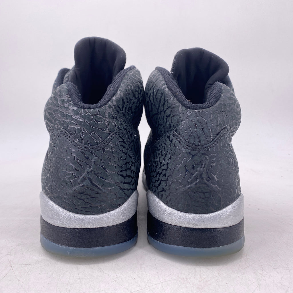 Air Jordan 5 Retro "3Lab5 Black Silver" 2014 Used Size 12