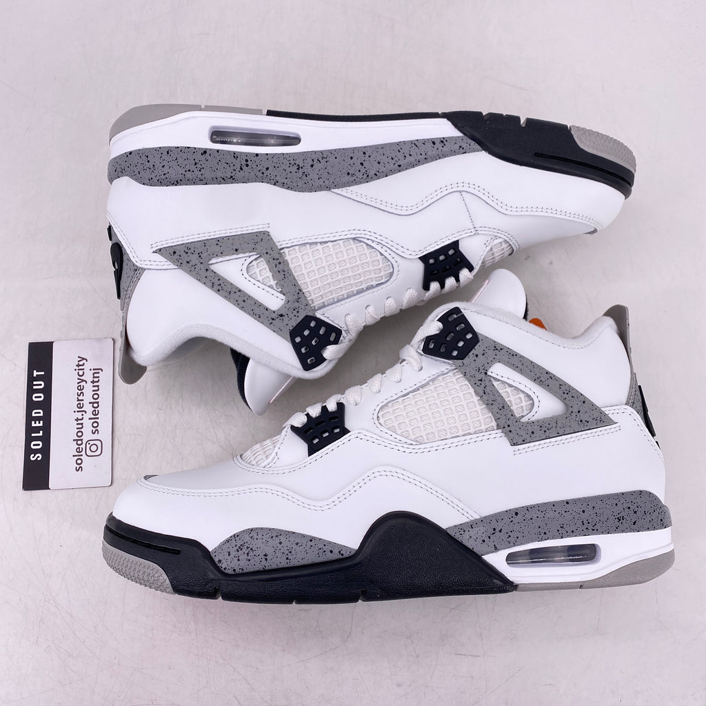 Air Jordan 4 Retro "White Cement" 2025 New Size 9