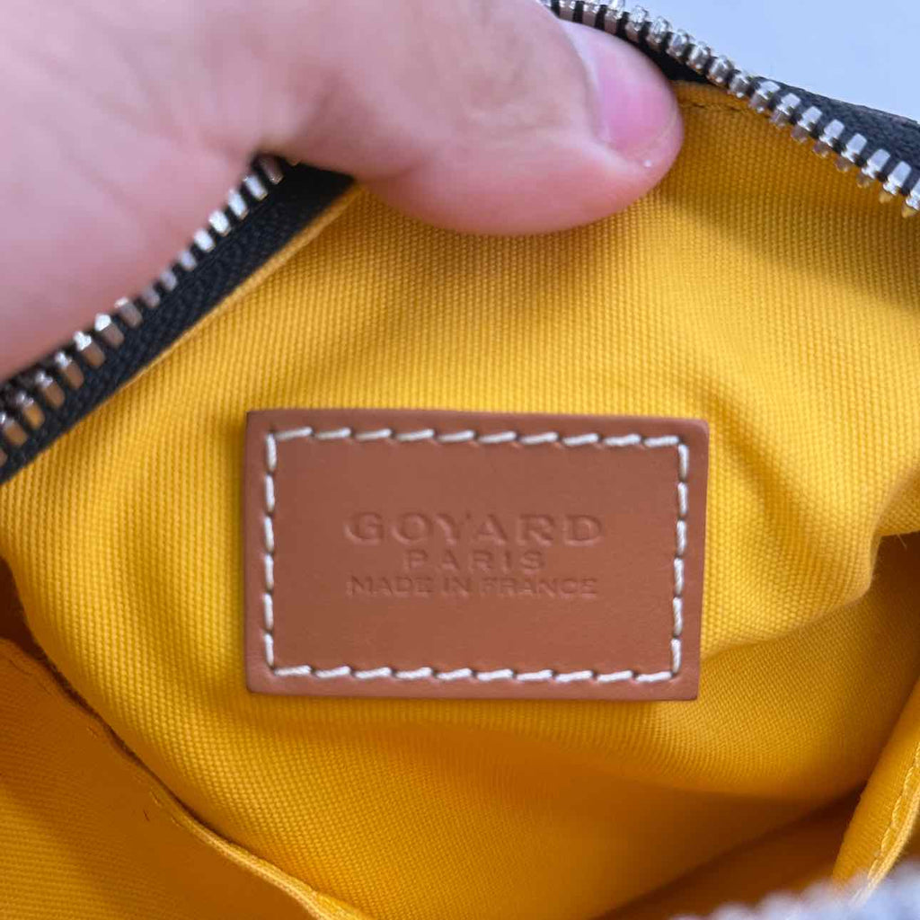 Goyard Pouch "BOEING TROUSSE DE TOILETTE" Used Brown Size 25